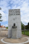 広場の像・アゲダ　in portugal