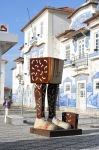 旧アヴェイロ駅前のオブジェ・アヴェイロ　in portugal