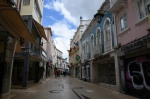 人通りの少ない商店街2・カルダスライーニャ　in portugal