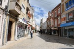 人通りの少ない商店街3・カルダスライーニャ　in portugal