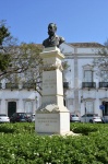 カモンイスの像・ファーロ　in portugal