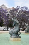 ロシオ広場の噴水・リスボン　in portugal