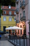夕景のカフェ・リスボン　in portugal