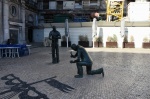 石畳職人の像1・リスボン　in portugal