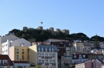 広場からの城・リスボン　in portugal