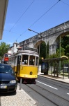 新しい路線の電車1・リスボン　in portugal