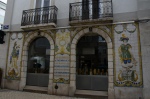 アズレージョのカフェ1・セトゥーバル　in portugal