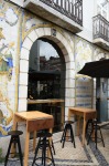 アズレージョのカフェ2・セトゥーバル　in portugal