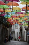 傘のアーケード３・ヴィアナ・カステロ　in portugal